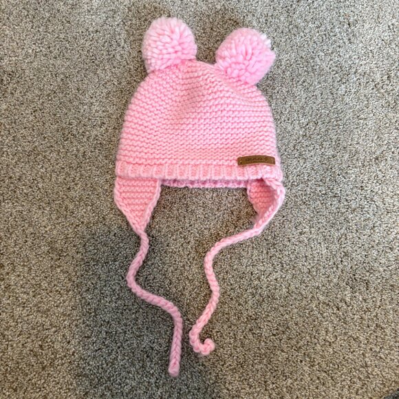 Bula Kids Striped Knit Toque with Pom Poms and Tie Fleece Lined - Picture 3 of 10